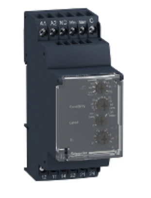 RM35LM33MW Modular liquid level control relay, Harmony, 5A, 2CO, 24...240V AC DC